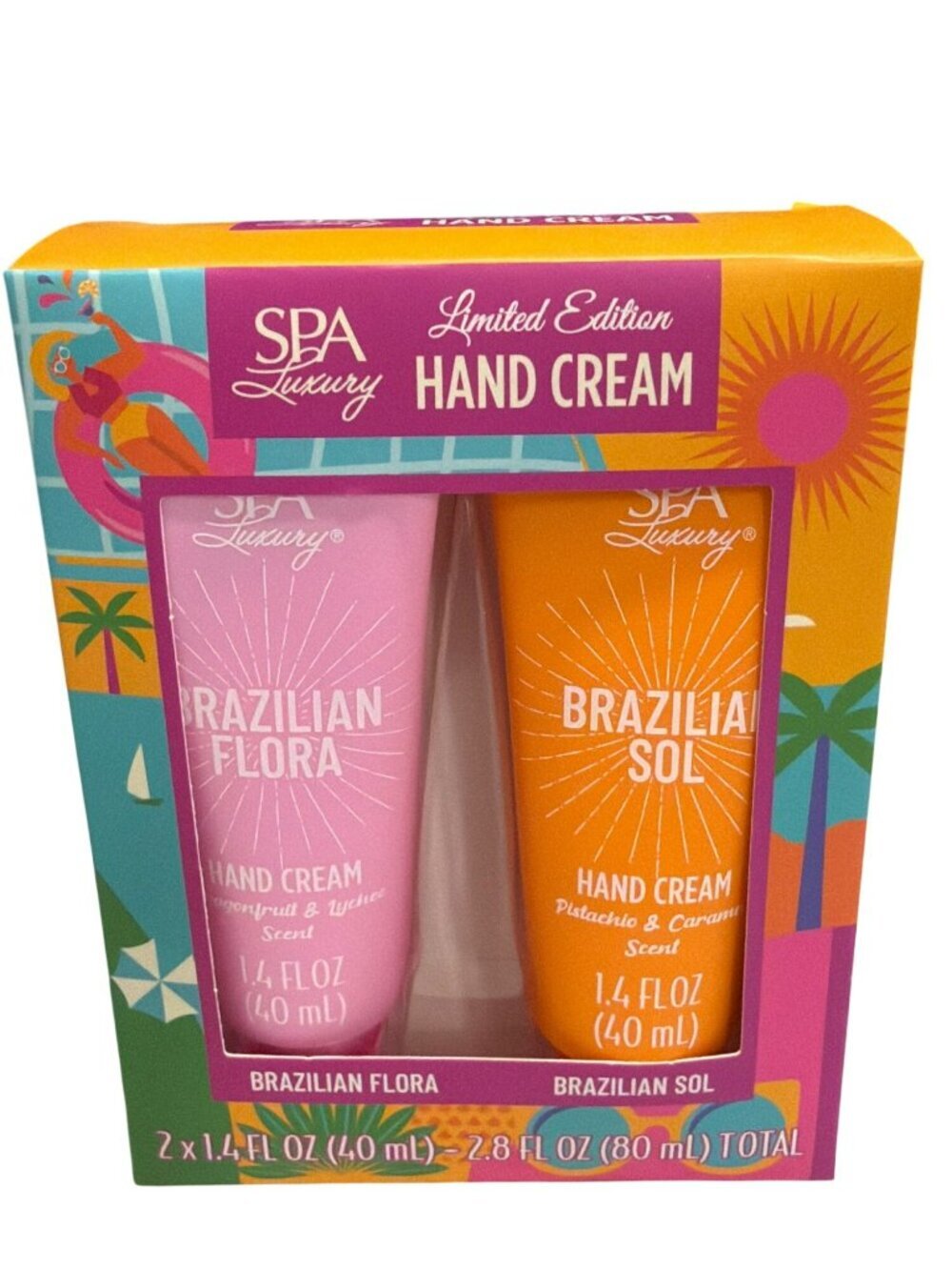 Spa Luxury Limited Edition Hand Cream Set Brazilian Flora & Sol Scents